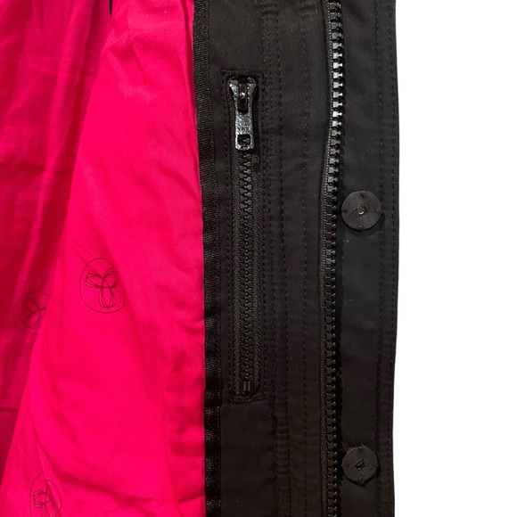 Aritzia Tna Black Wool 3/4 Sleeve Hooded Lined Winter Coat Jacket XS - Picture 10 of 13